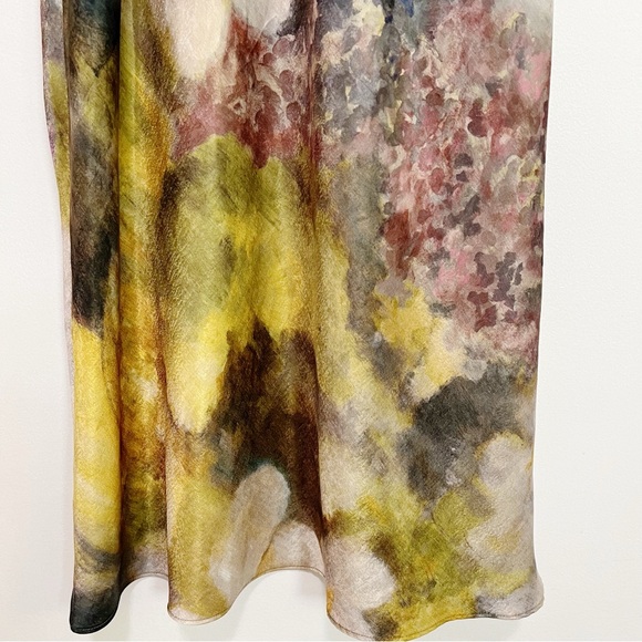 Zara Floral Maxi Dress - Green and Cream - Picture 10 of 13